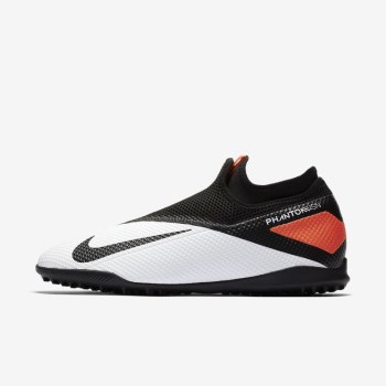 Nike Phantom Vision 2 Academy Dynamic Fit TF - Női Focicipő - Fehér/Piros/Fekete